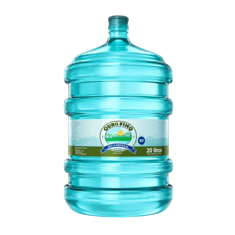 Água mineral Ouro Fino de 20 litros vendida pelo Armazém Gás