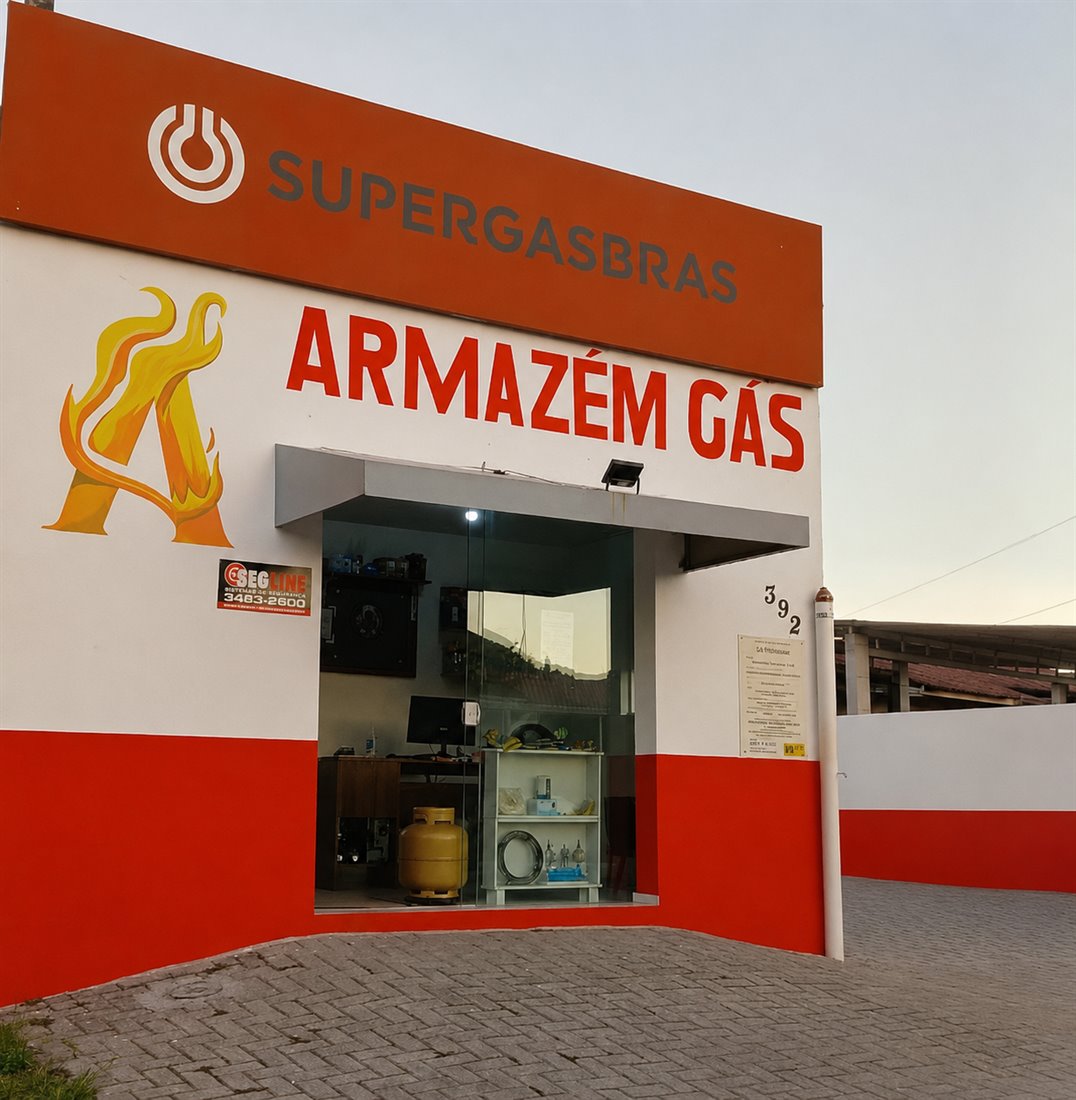 Fachada do Armazém Gás em Matinhos